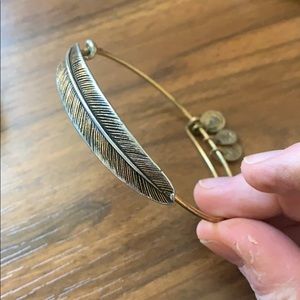 Alex and Ani Feather Bracelet